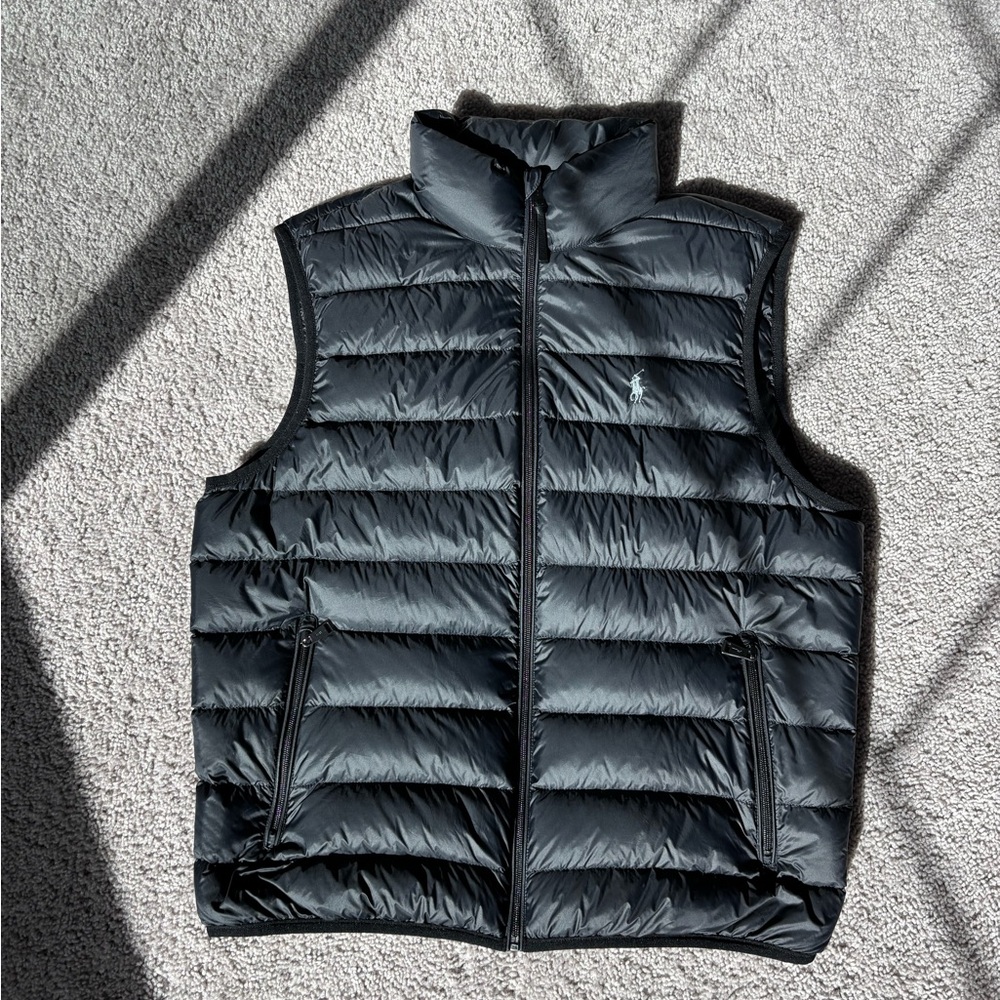 Men's Black Puffer Vest